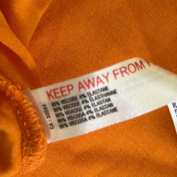 NWT By Anthropologie Asymmetrical Halter Orange Mini Dress Size Large - Picture 15 of 15